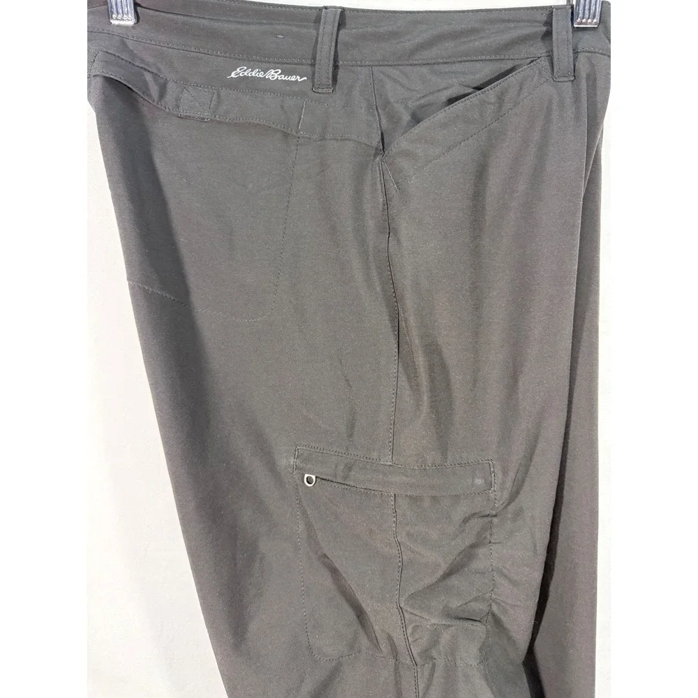 Eddie Bauer First Ascent Womens 6 Hiking Pants Gray Roll Up Cargo D3761259